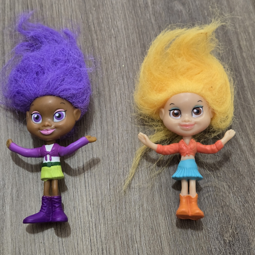 McDonald's Dolls with Purple and Orange Hair